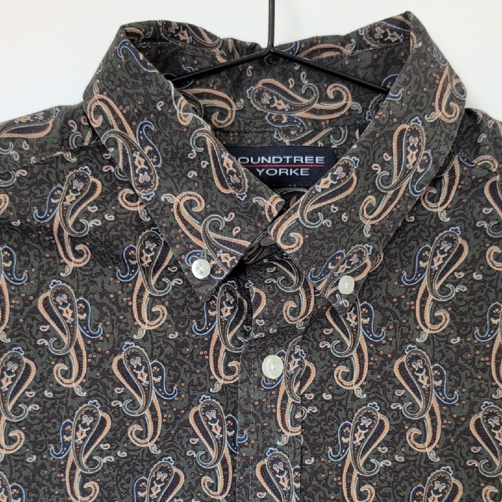 Paisley Button-Up Shirt